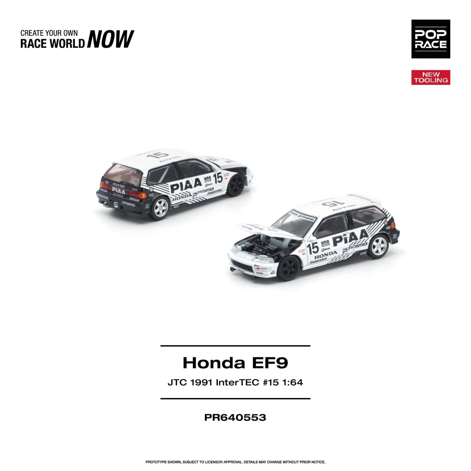 HONDA CIVIC (EF9) #15 JTC 1991 InterTEC