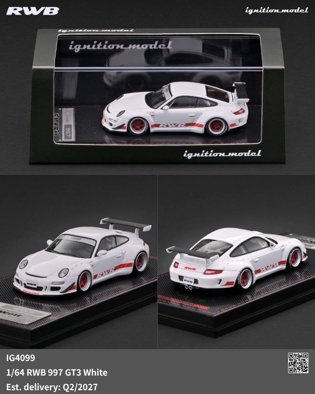 RWB 997 GT3 White